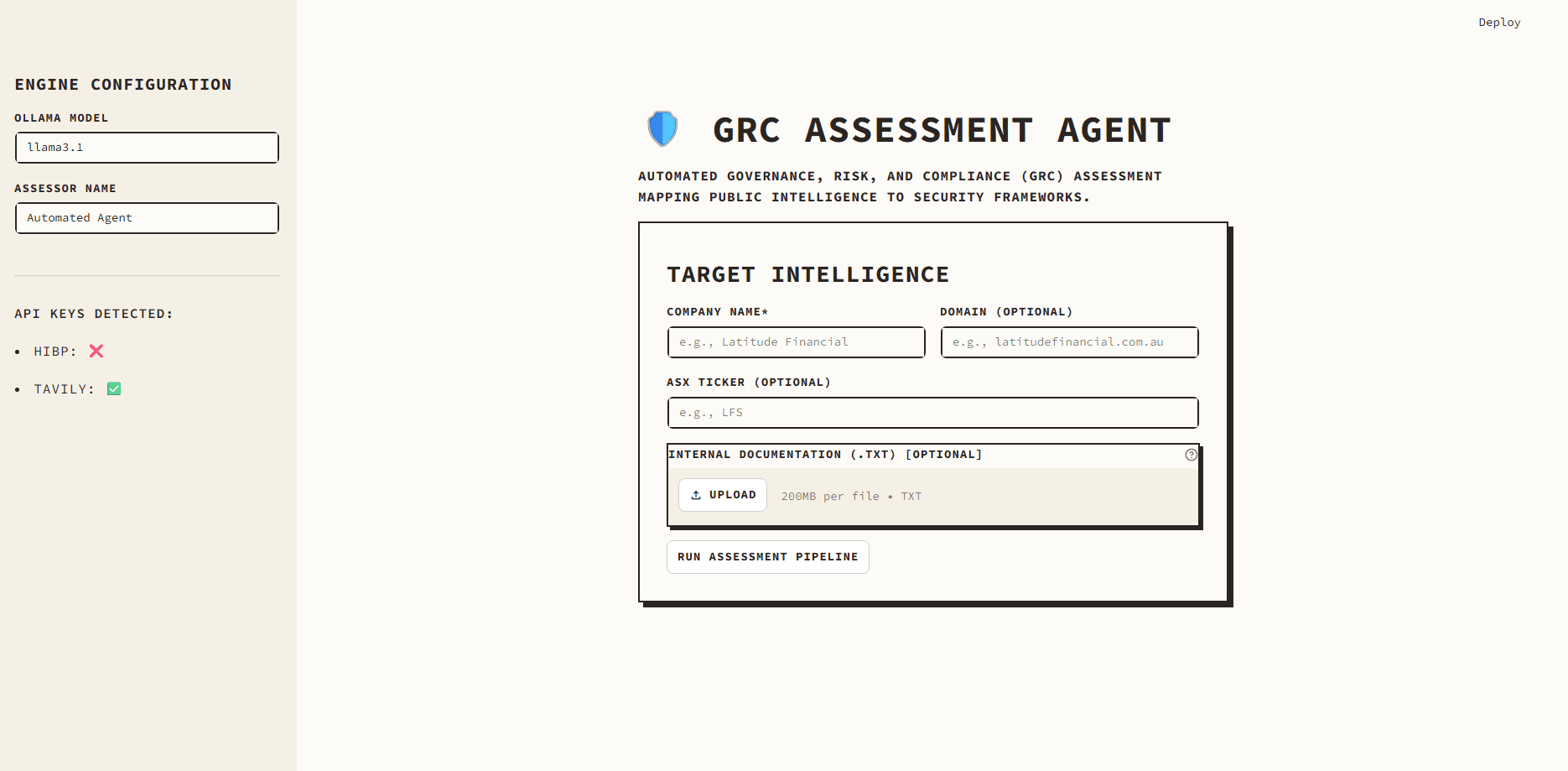 GRC Report Automation Agent